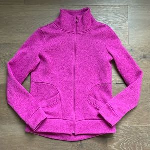 Old Navy Active Full Zip Sweatshirt Thumb Holes Front Pockets Size Large 10 12